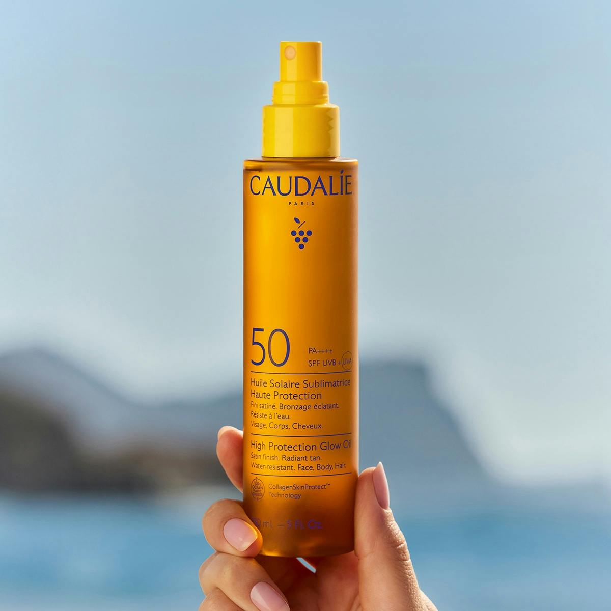 Aceite de Alta Protección SPF 50 con efecto luminoso