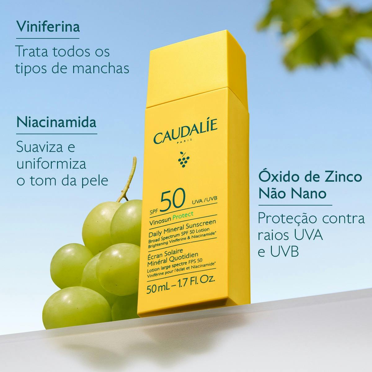 Vinosun Protetor Solar Iluminador Mineral
