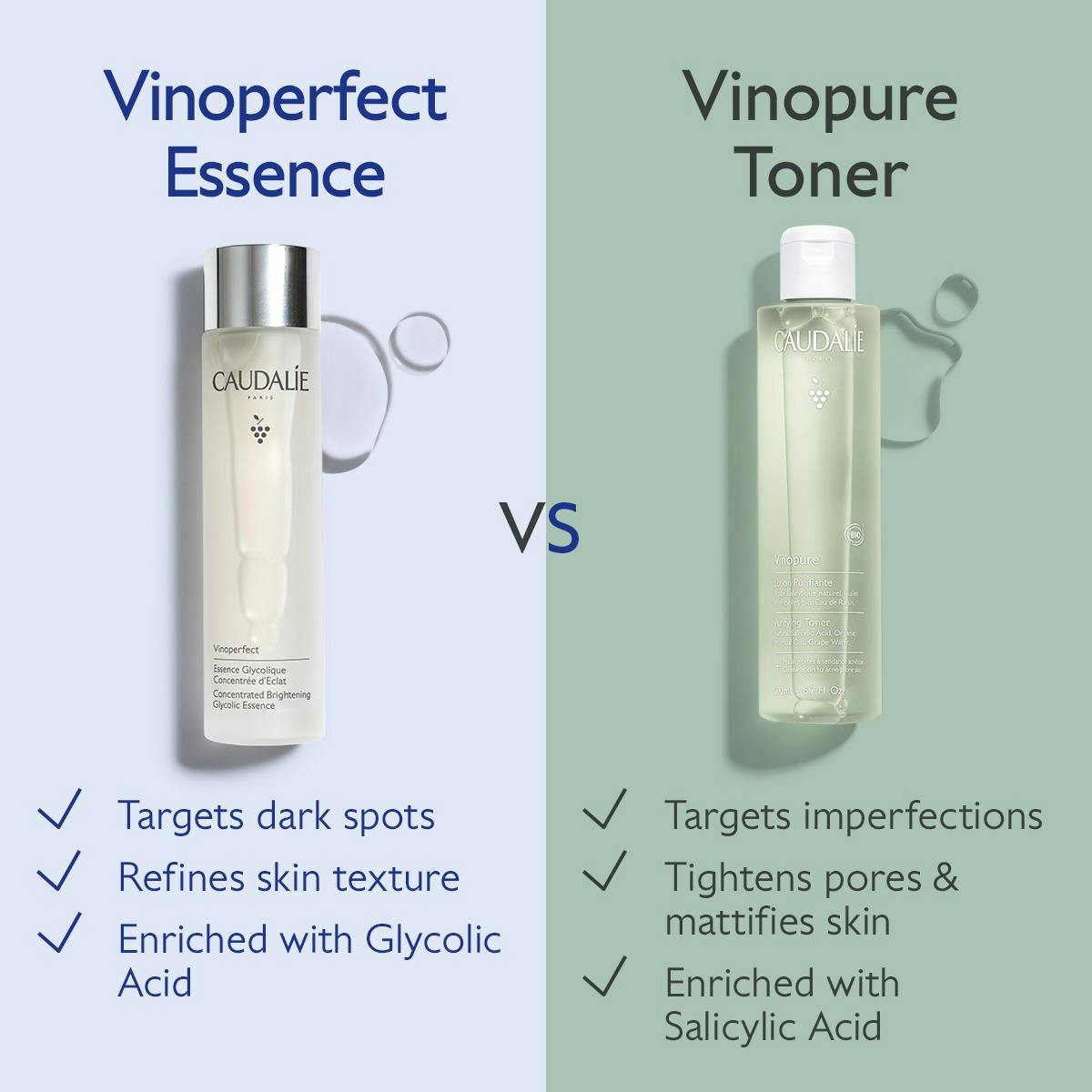Vinoperfect Brightening Glycolic Facial Essence | CAUDALIE®