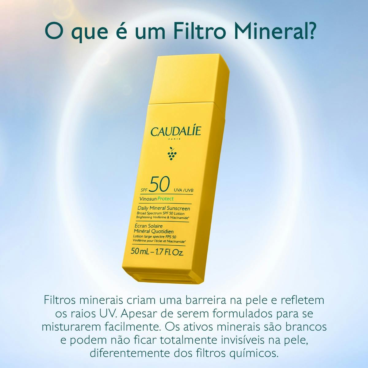 Vinosun Protetor Solar Iluminador Mineral