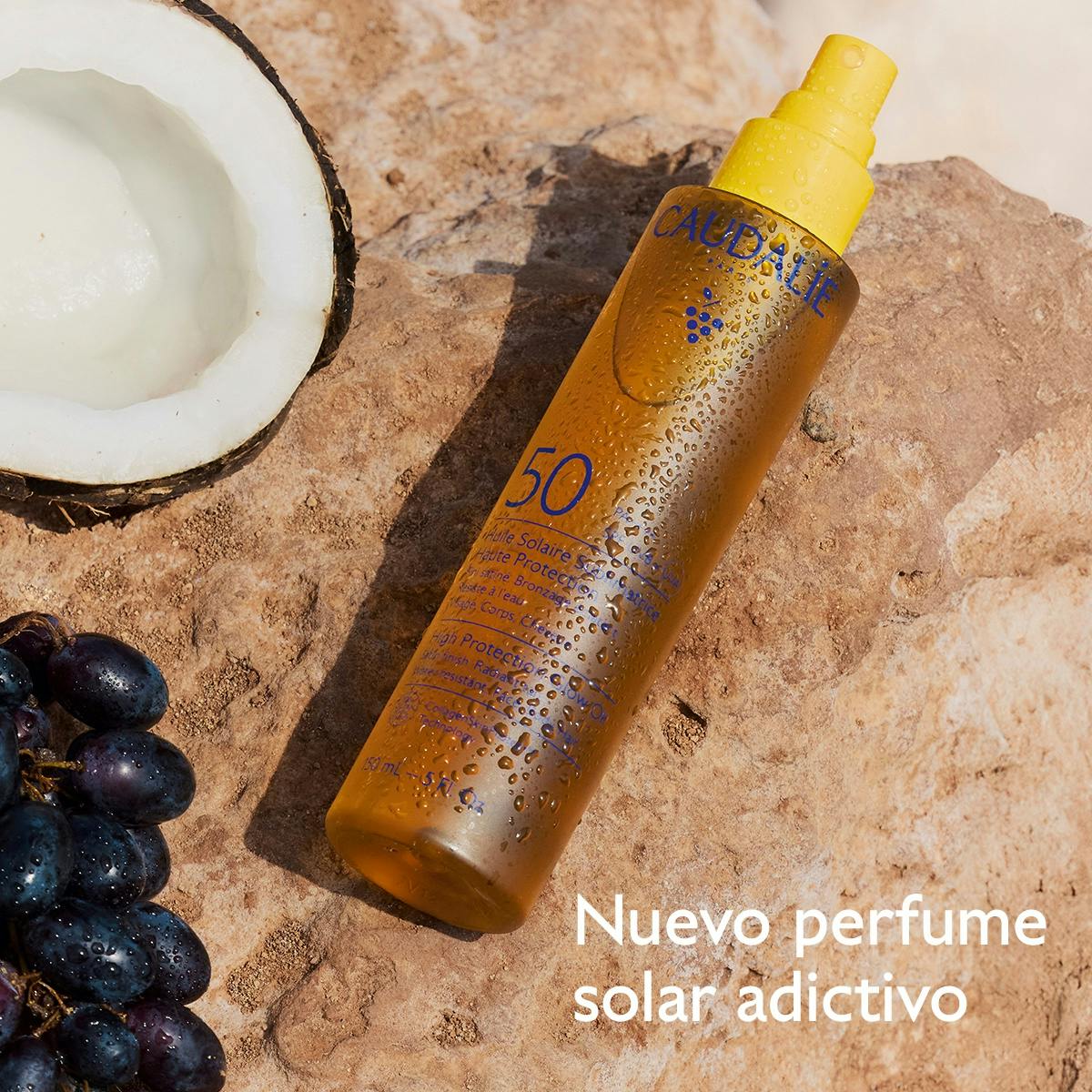 Aceite de Alta Protección SPF 50 con efecto luminoso