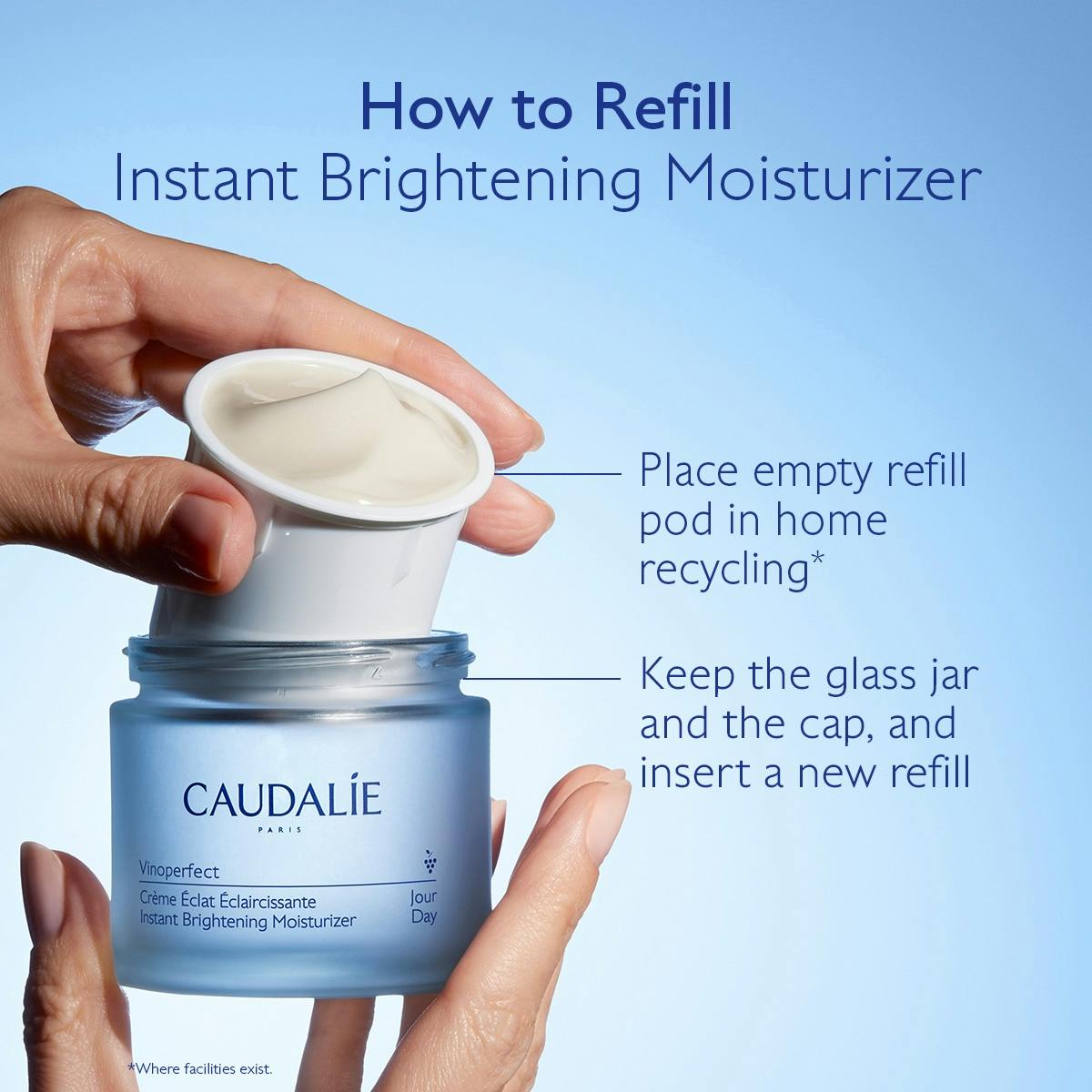 Instant Brightening Moisturizer - Refill