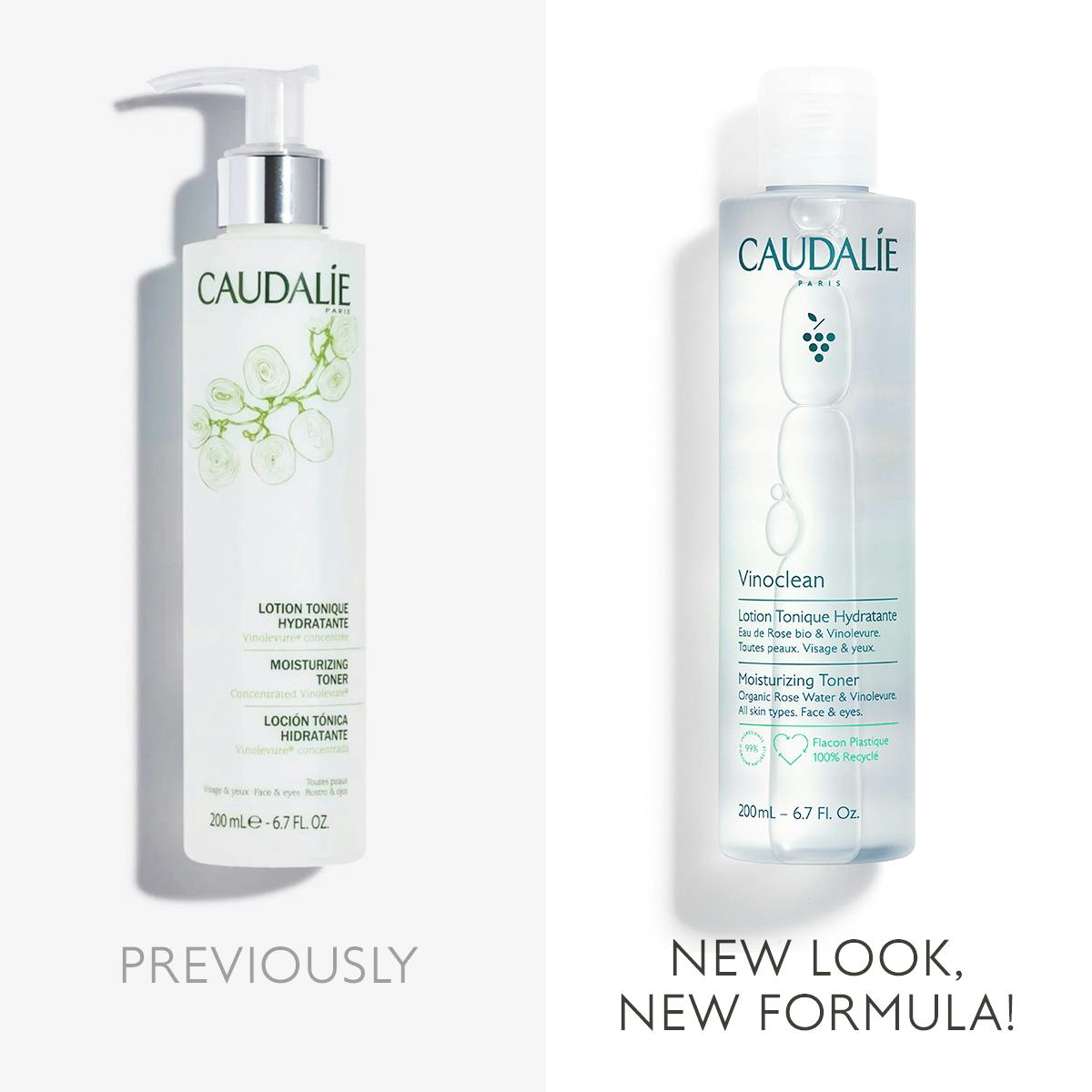 Vinoclean Moisturizing Toner with Rose Water | CAUDALIE®