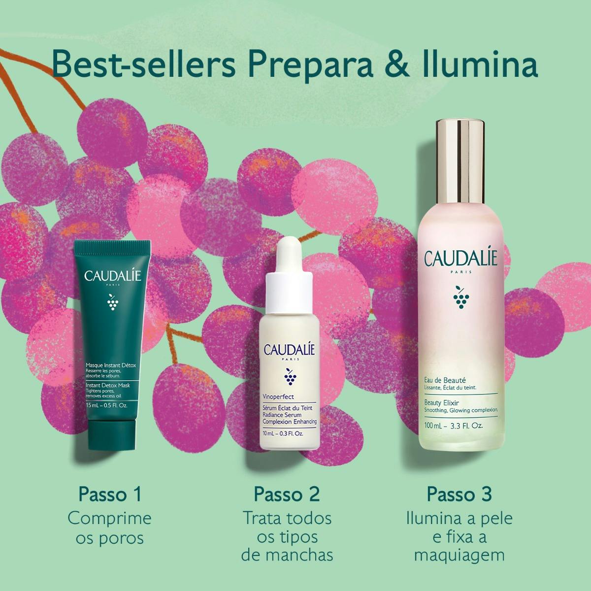 Kit Best Sellers para Pele Glow, Manchas e Poros
