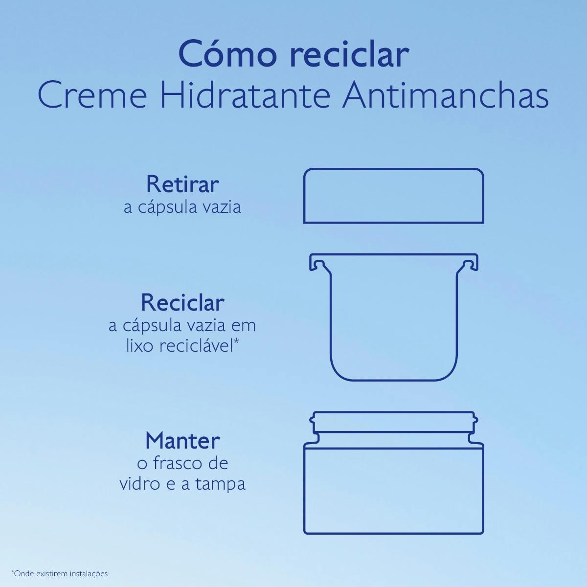 Creme Hidratante Antimanchas com Niacinamida - Refil