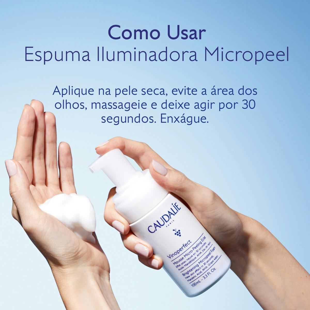 Espuma Iluminadora Micropeel - Tamanho viagem