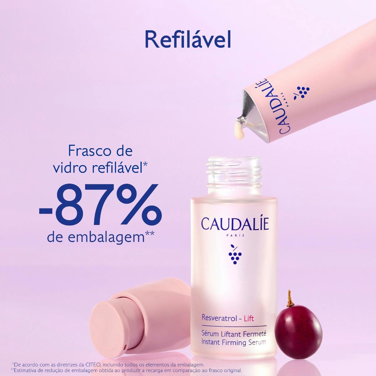 Sérum Firmador Instantâneo Alternativa ao Retinol com Multipeptídeos Pró-Colágeno