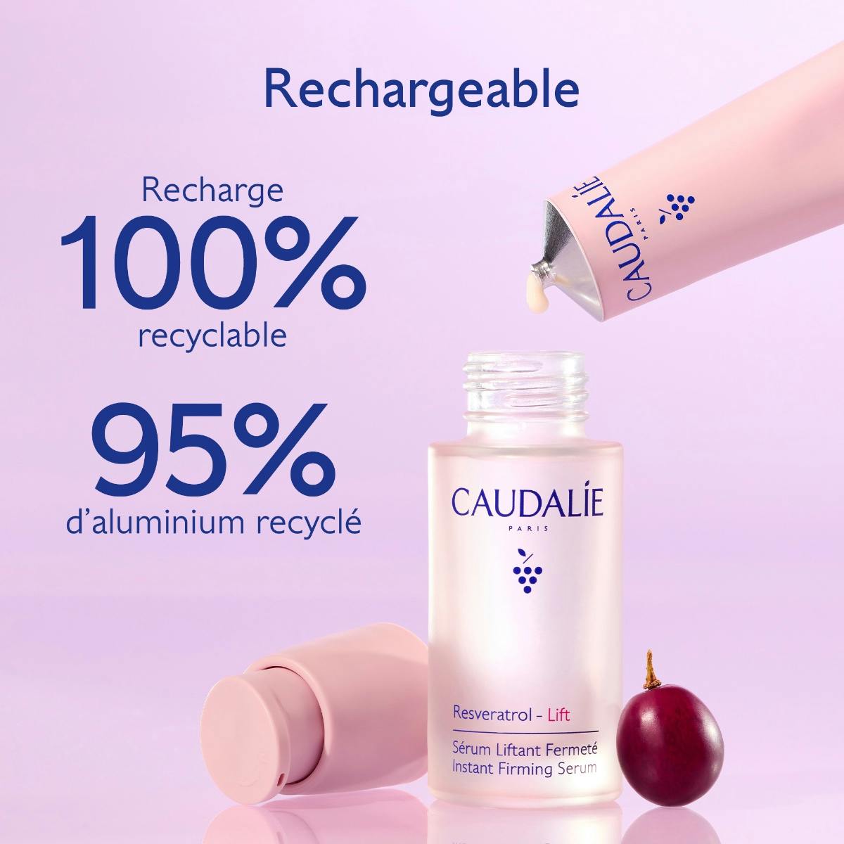 Sérum Liftant Fermeté alternative au Rétinol avec des Multi-Peptides Pro-Collagène - Recharge