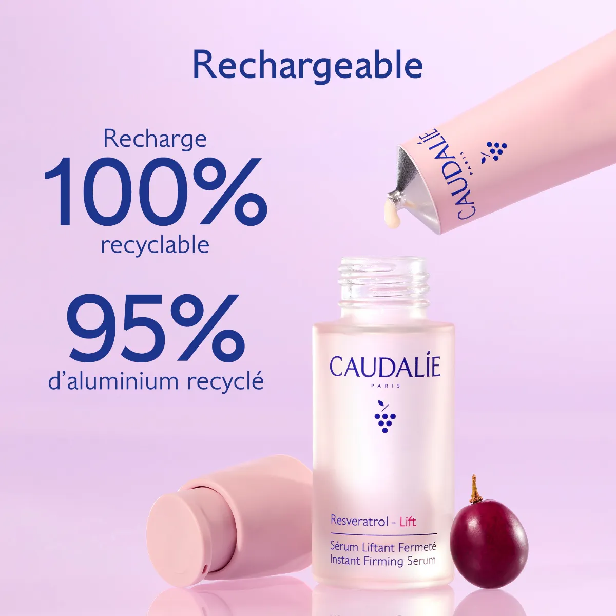 Sérum Liftant Fermeté alternative au Rétinol avec des Multi-Peptides Pro-Collagène - Recharge