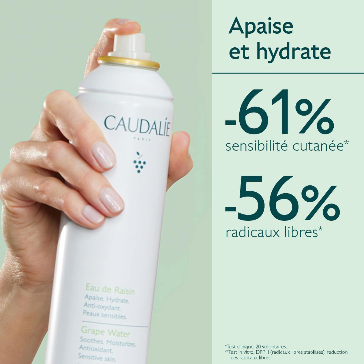 Brume Hydratante à l'Eau de Raisin