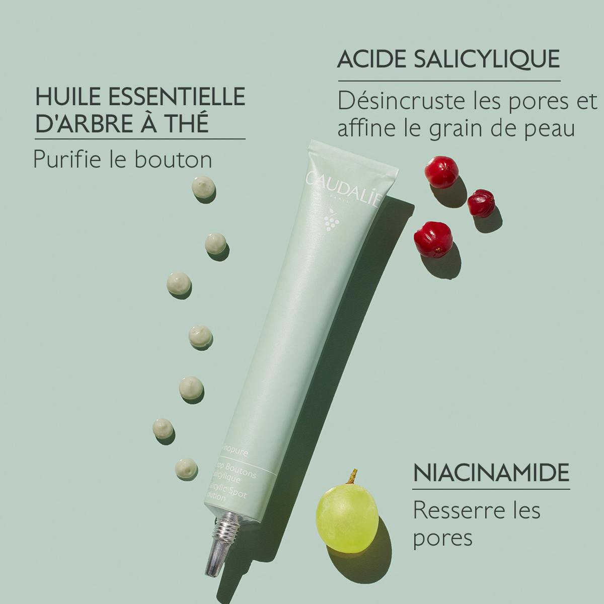 Solution ciblée Correctrice de Couleur à l'Acide Salicylique