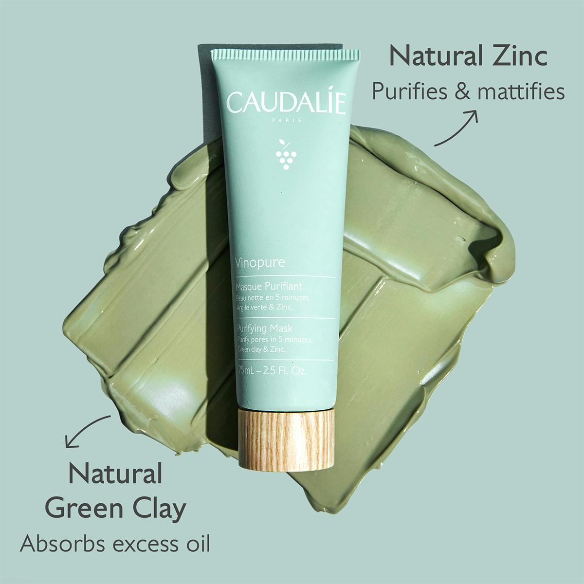 Vinopure Purifying Mask with Green Clay